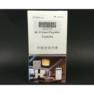 Conico Mini Wi-Fi Outlet Smart Plug-White- SM-PW702 -Compatible w/Alexa & Google